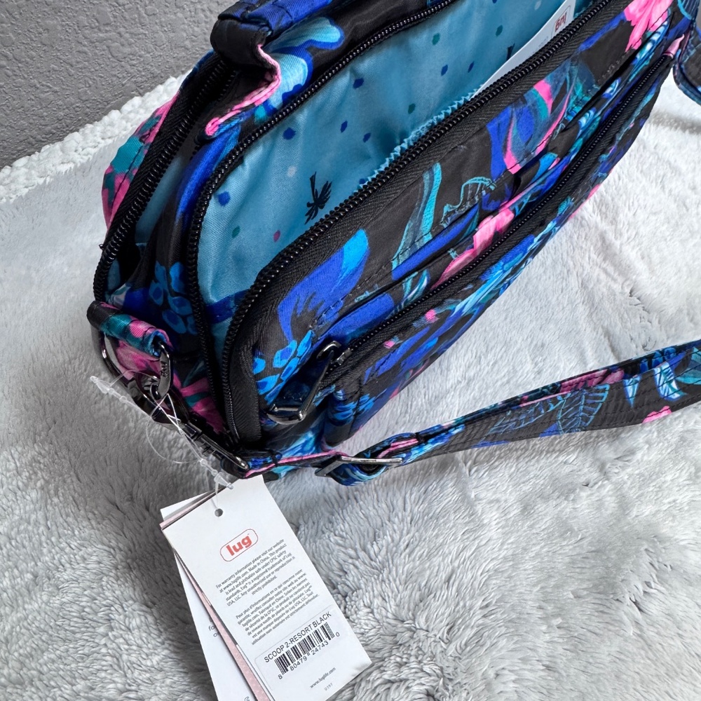 LUG Resort Black Scoop crossbody NEW with Tagsπππ€ - Picture 3 of 14